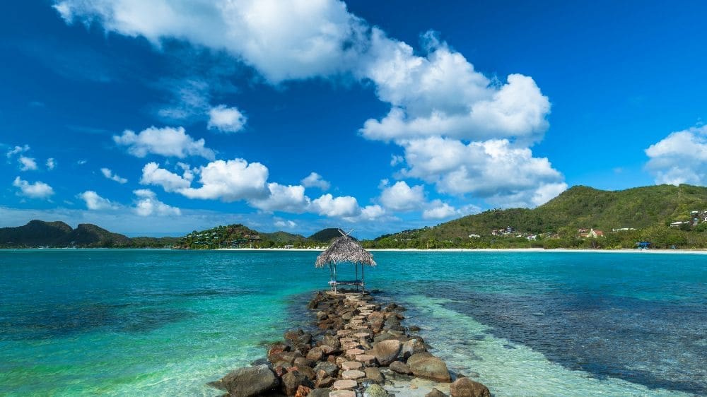 Clean White Caribbean Beach Deep Blue Stock Photo 1727867638 | Shutterstock Best beach in the caribbean